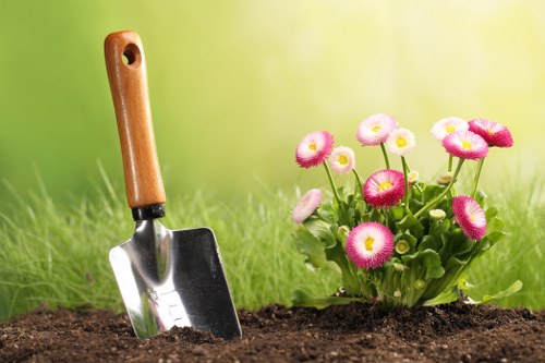 Green waste removal during garden clearance in Brentford